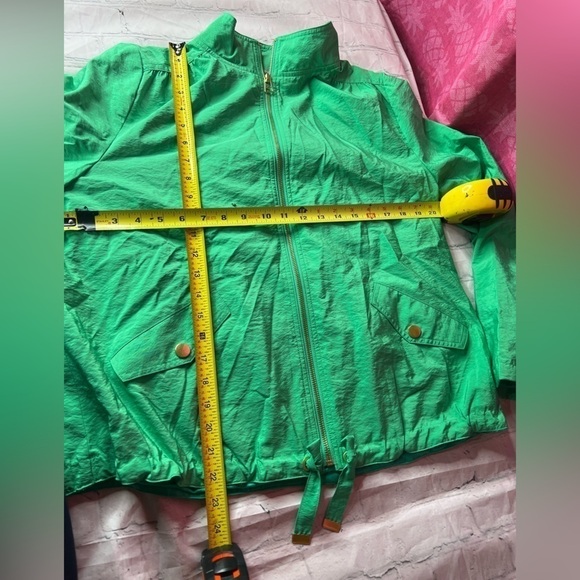 Chico's Zenergy Green Jacket Size 1 (M) - Picture 10 of 13